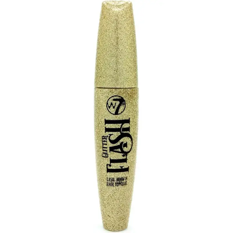 W7 Cosmetics Glitter Flash Lash, Brow & Hair Topcoat 15ml - Gold Flash