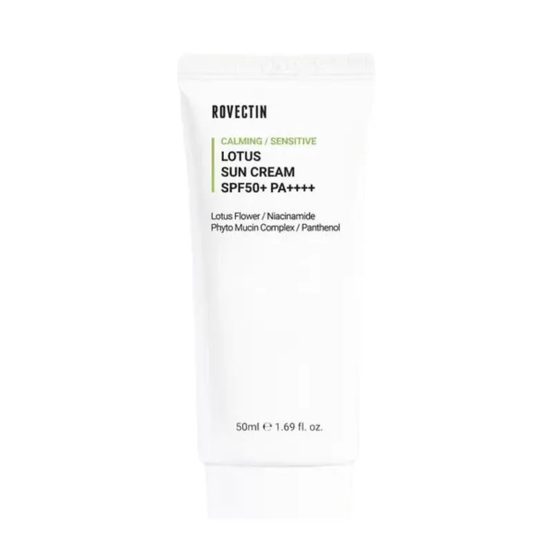 ROVECTIN Calming Lotus Sun Cream SPF 50+ PA ++++ 50ml