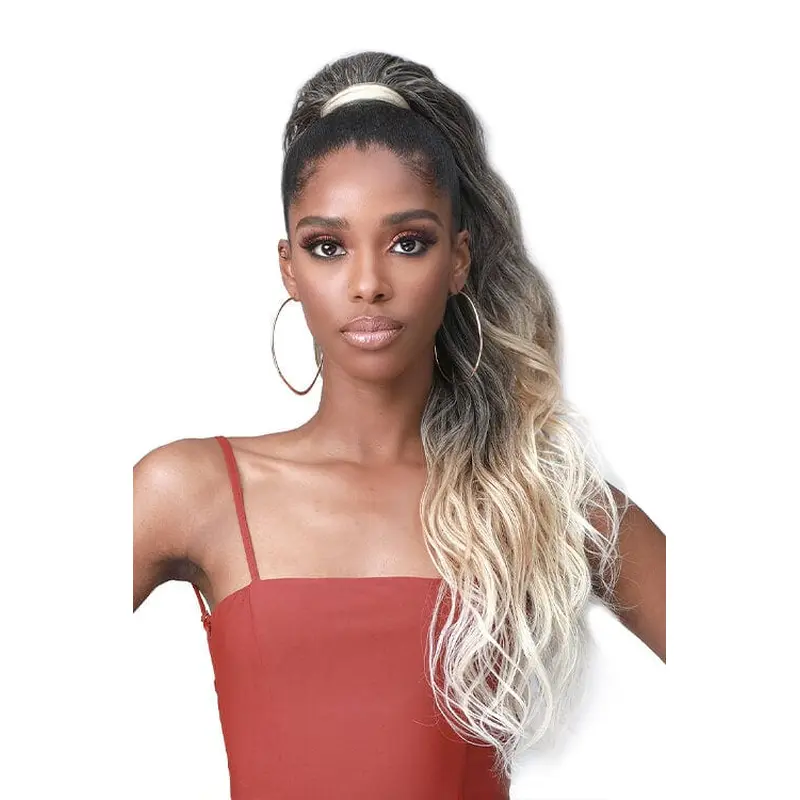Bobbi Boss Miss Origin Designer Mix Tress Up Loose Wave 28 Ponytail MOD024