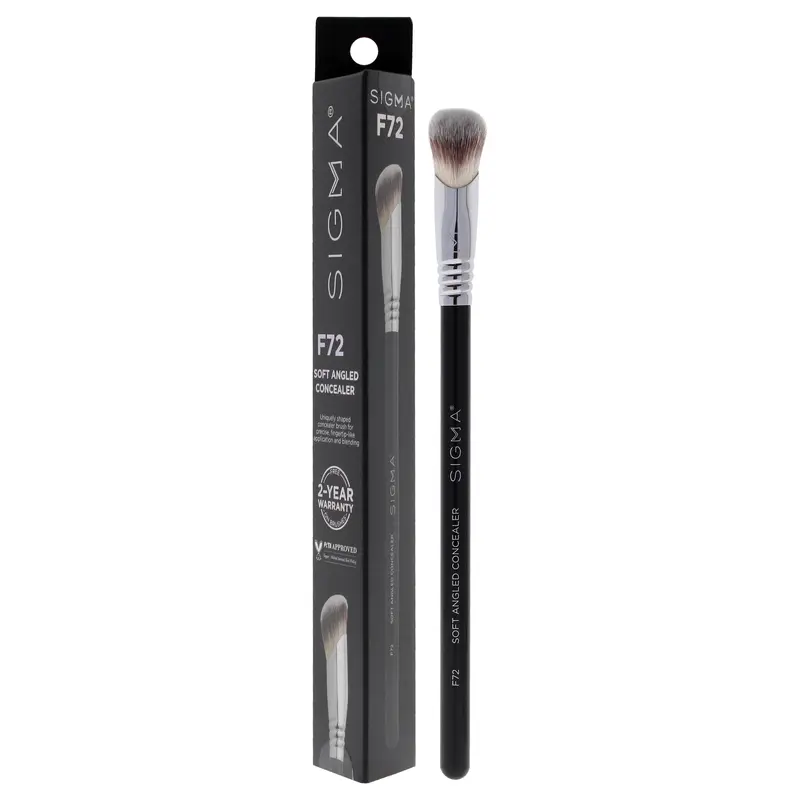 SIGMA Soft Angled Concealer Brush - F72 by SIGMA for Women - 1 Pc Brush