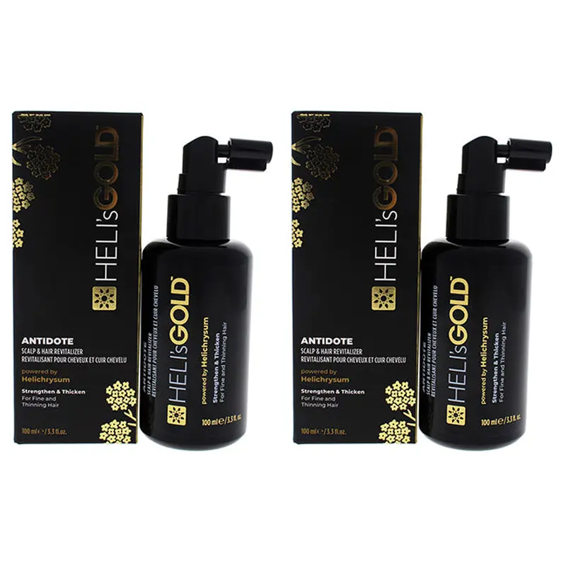 Helis Gold Antidote Scalp and Hair Revitalizer by Helis Gold for Unisex - 3.3 oz Treatment - Pack of 2