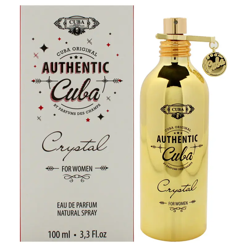 Cuba Cuba Authentic Crystal by Cuba for Women - 3.3 oz EDP Spray