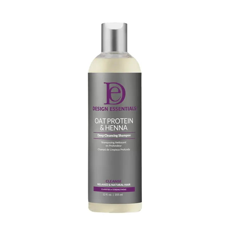 Design Essentials Oat Protein & Henna Deep Cleansing Shampoo - 12 oz