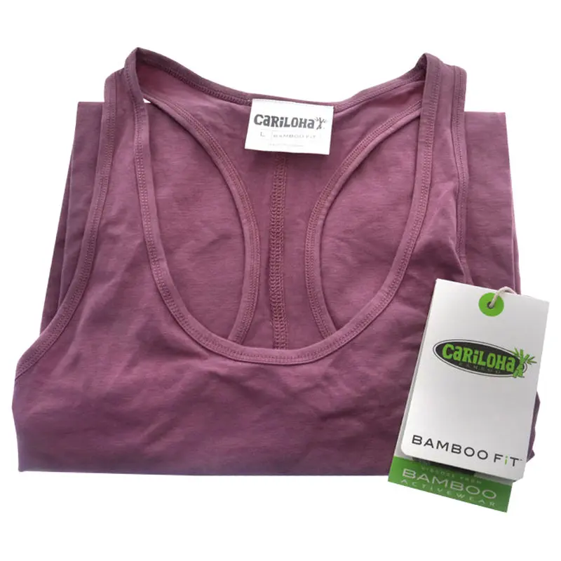 Cariloha Bamboo Racerback Tank - Rosewater by Cariloha for Women - 1 Pc Tank Top (L)