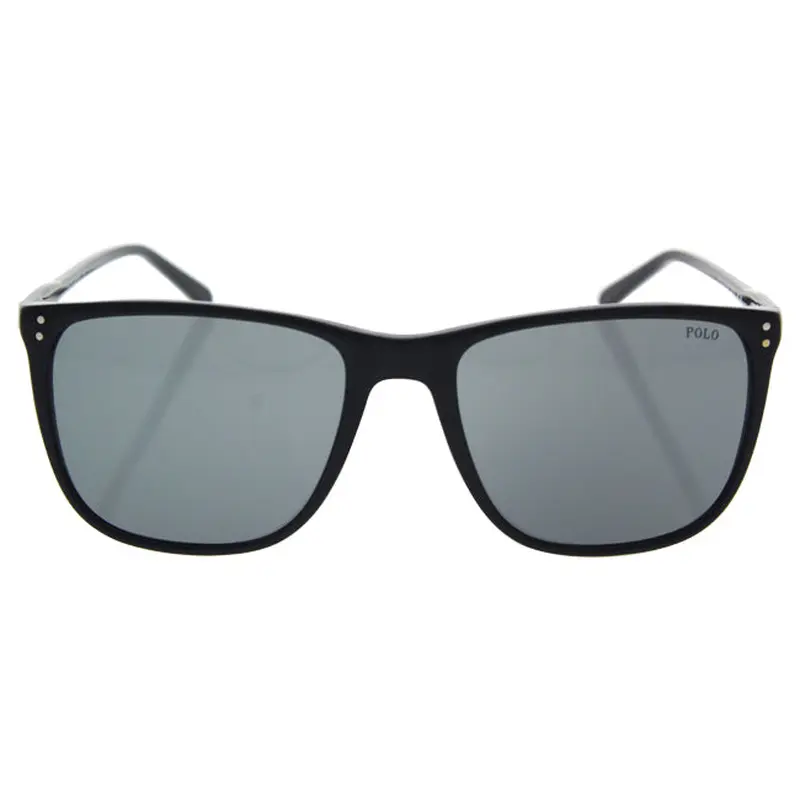 Ralph Lauren Polo Ralph Lauren PH 4102 500187 - Shiny Black/Grey by Ralph Lauren for Men - 55-18-145 mm Sunglasses