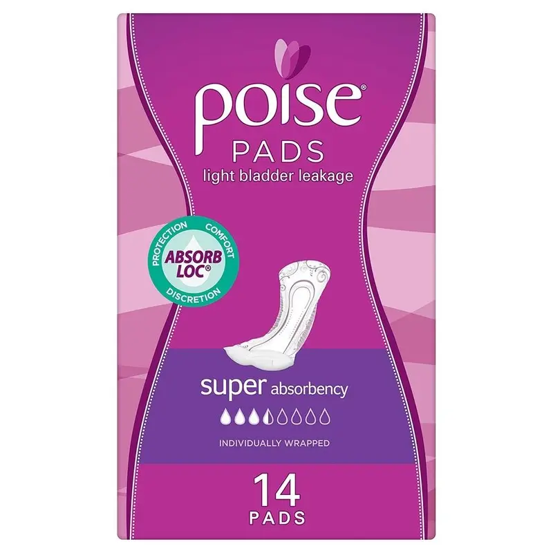 Poise Pads Super 14