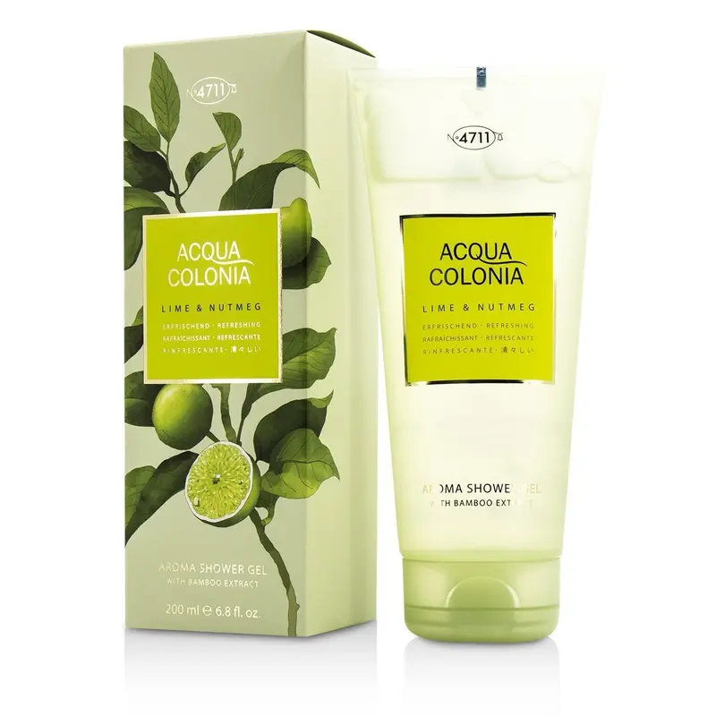 4711 Acqua Colonia Lime & Nutmeg Aroma Shower Gel  200ml/6.8oz