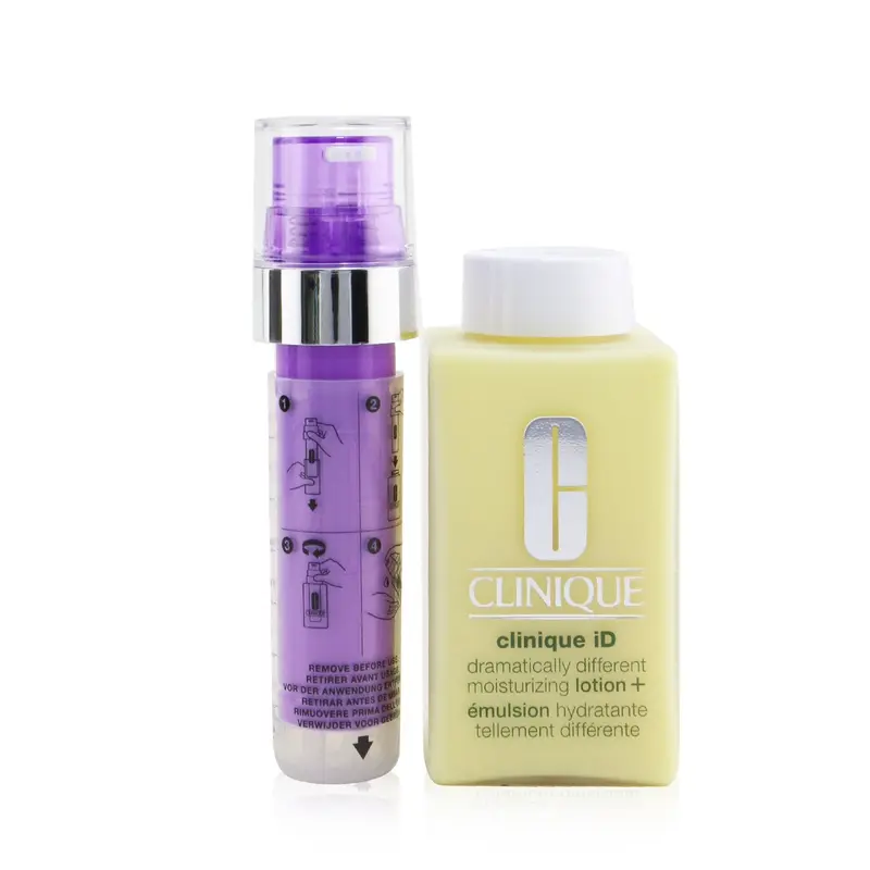 Clinique Clinique iD Dramatically Different Moisturizing Lotion+ + Active Cartridge Concentrate For Lines & Wrinkles (Purple)  125ml/4.2oz