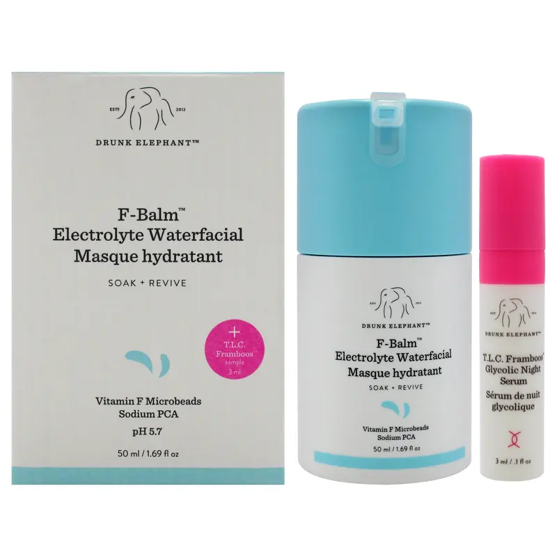 Drunk Elephant F-Balm Electrolyte Waterfacial Hydrating Mask by Drunk Elephant for Women - 1.7 oz Mask