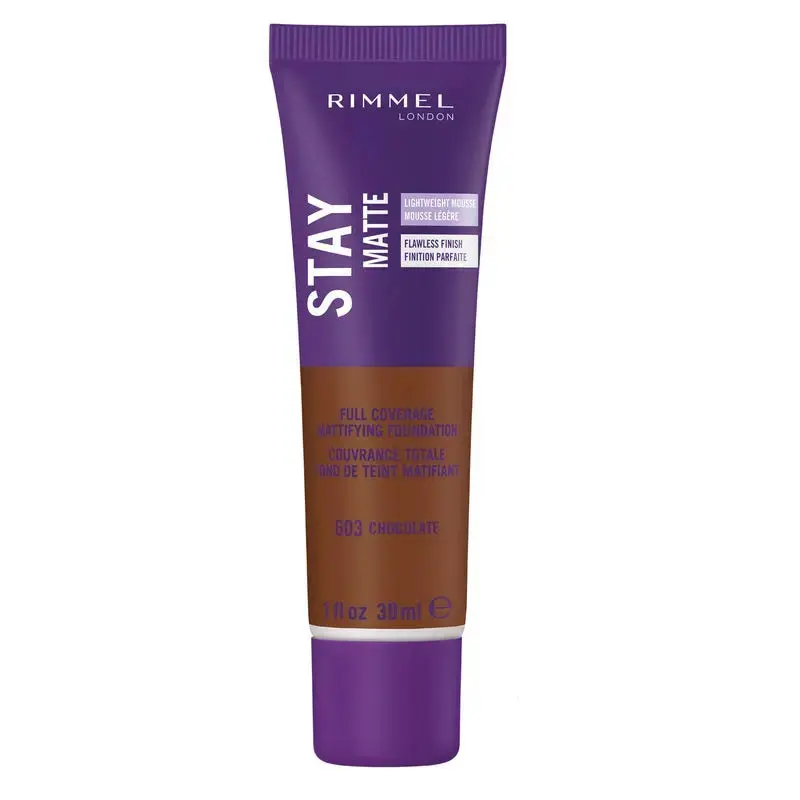Rimmel Stay Matte Foundation 30ml - 603 Chocolate