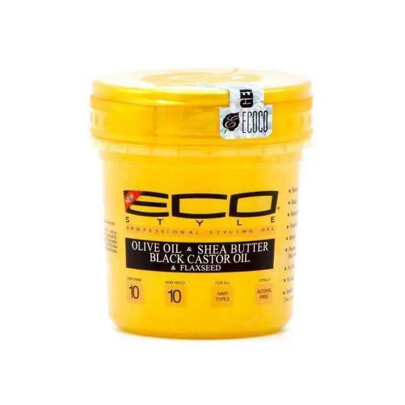 Eco Style Gold Olive Oil & Shea Butter Black Castor Oil & Flaxseed Styling Gel 8oz
