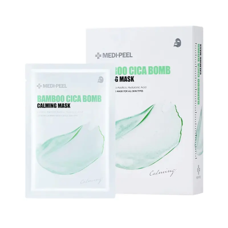 MEDI-PEEL Bamboo Cica Bomb Calming Mask 10ea