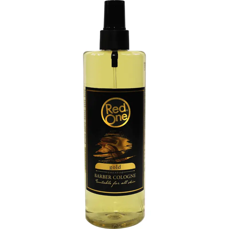 Red One Essential Barber Cologne Spray - Gold