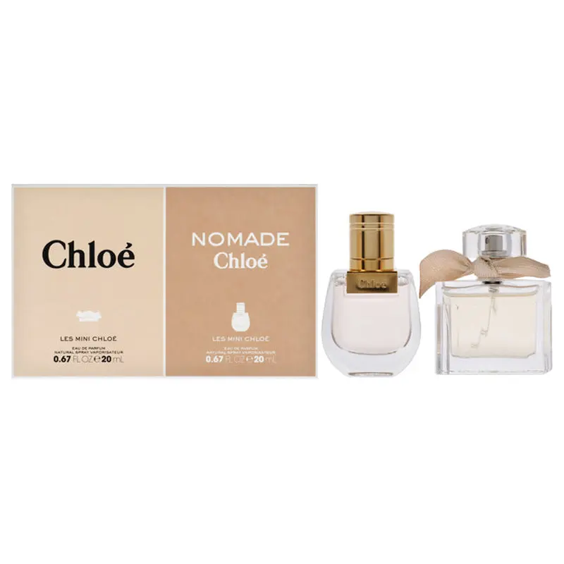 Chloe Chloe Les Mini Chloe by Chloe for Women - 2 Pc Gift Set 0.67oz EDP Spray, 0.67oz Nomade EDP Spray