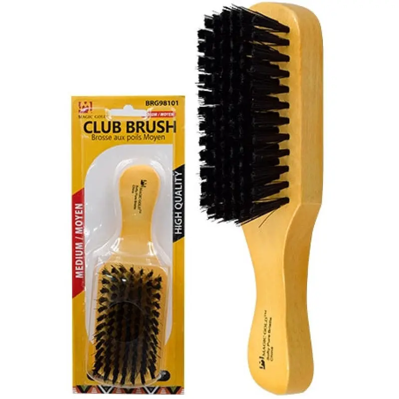 Magic Gold Medium Mini Curved Club Brush #7701