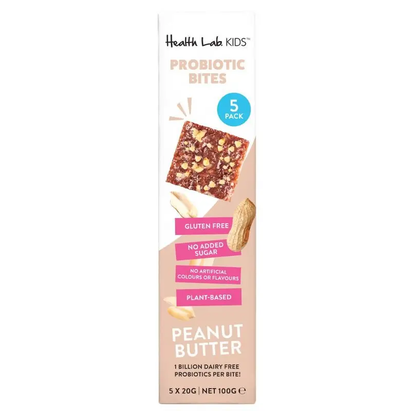Health Lab Kids Peanut Butter Probiotic Bites 100g
