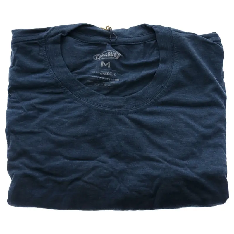 Cariloha Bamboo Comfort Crew Tee - Bermuda Blue by Cariloha for Men - 1 Pc T-Shirt (M)