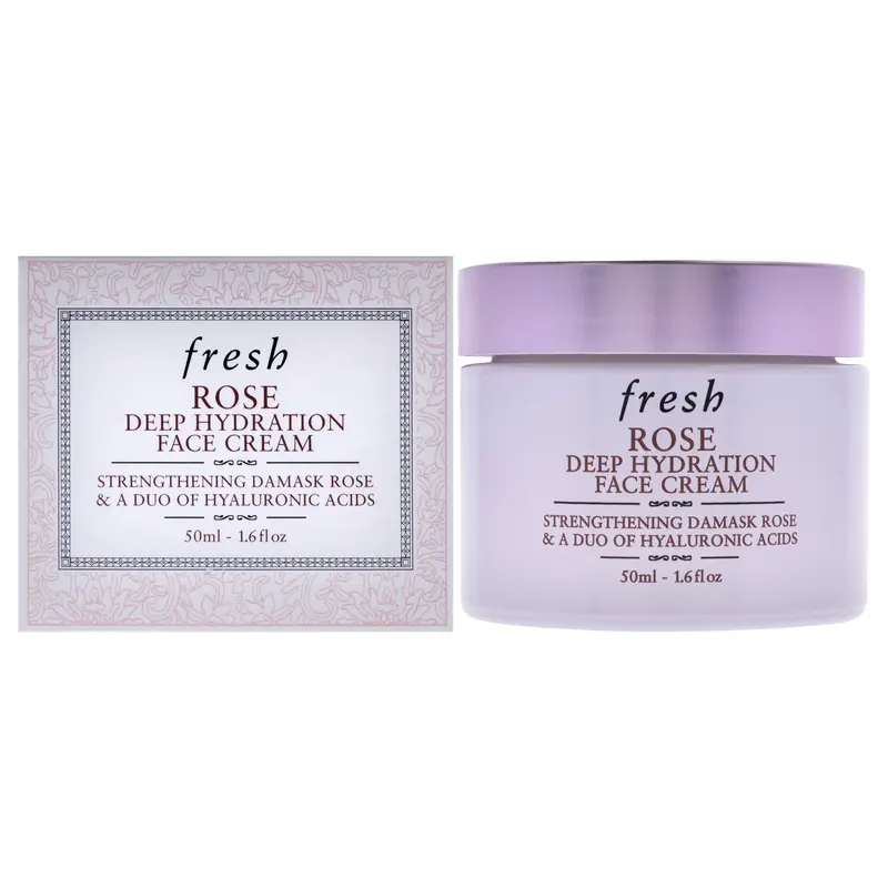 Fresh Rose Deep Hydration Face Cream by Fresh for Women - 1.6 oz Cream