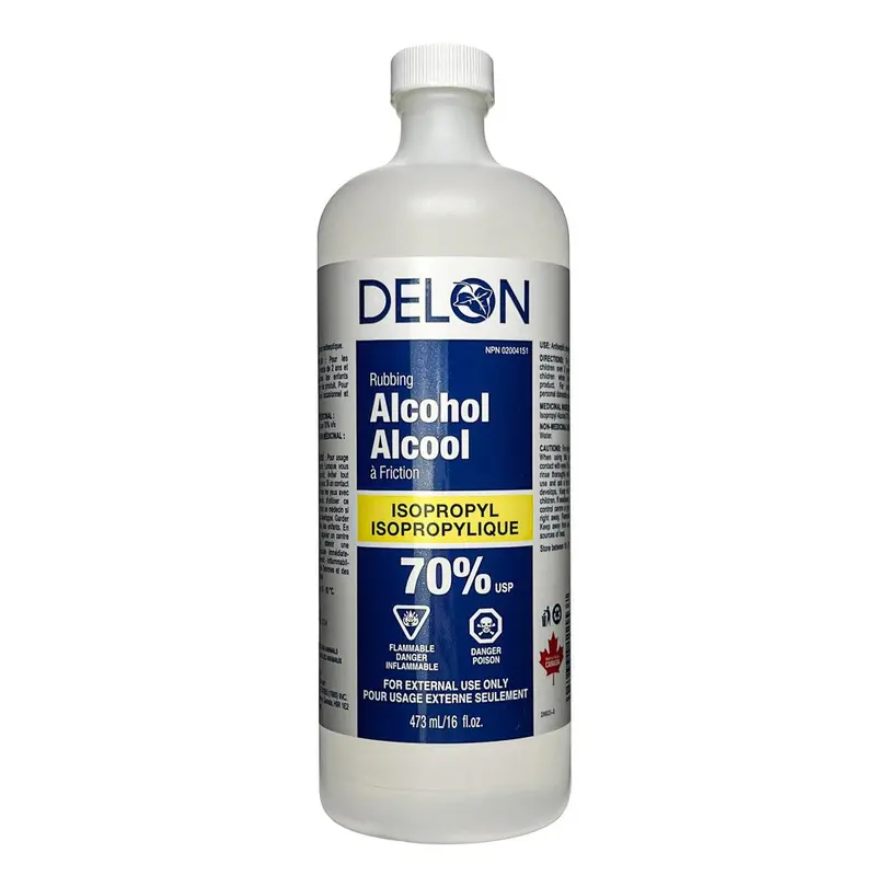 Delon Rubbing Alcohol 16oz