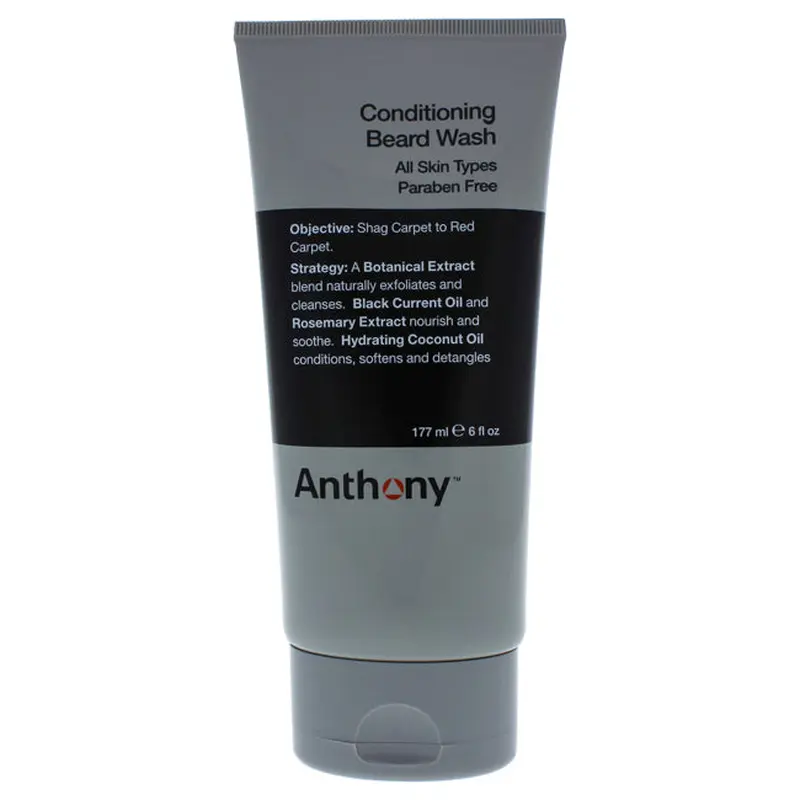 Anthony Conditioning Beard Wash by Anthony for Men - 6 oz Beard Wash