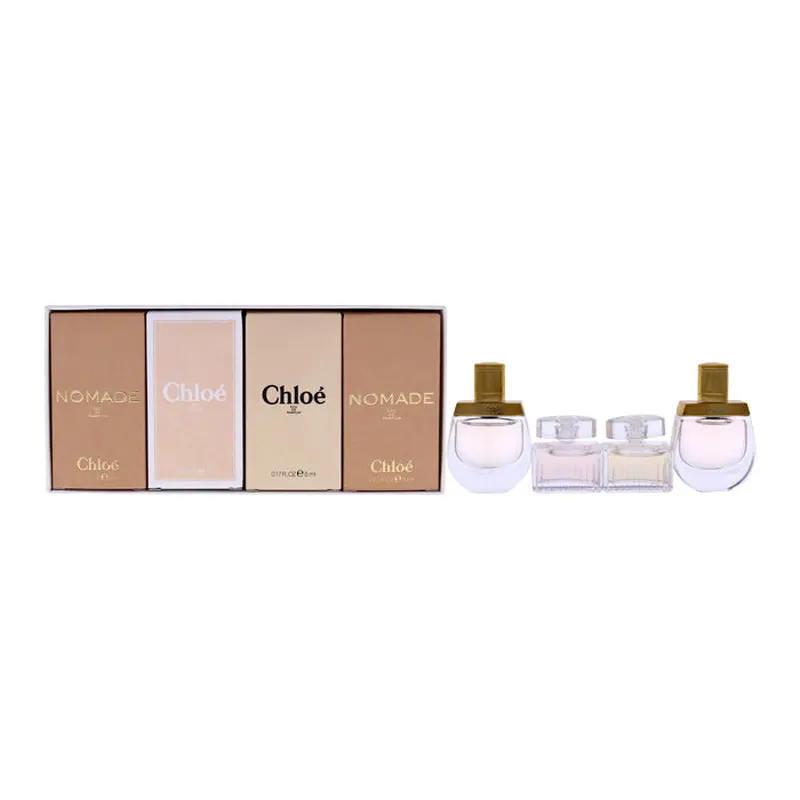 Chloe Chloe For Women - 4 Pc Mini Gift Set Nomade Eau De Parfum Spray Chloe Eau De Toilette Spray Chloe Eau De Parfum Spray Nomade Eau De Parfum Spray 5ml/0.16oz