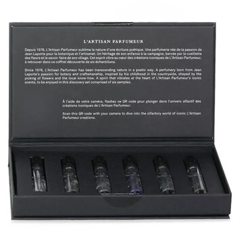 L'Artisan Parfumeur La Collection Discovery Coffret: Mule e Musk +Passage Danfe l+Histoile De Orange+Chasse Au Papion+Anne De Bretagne+Fu Absinth  2ml x6pcs