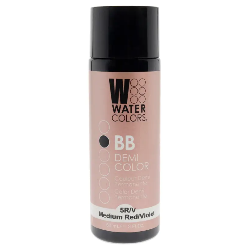 Tressa Watercolors BB Demi-Permanent Hair Color - 5RV Medium Red Violet by Tressa for Unisex - 2 oz Hair Color