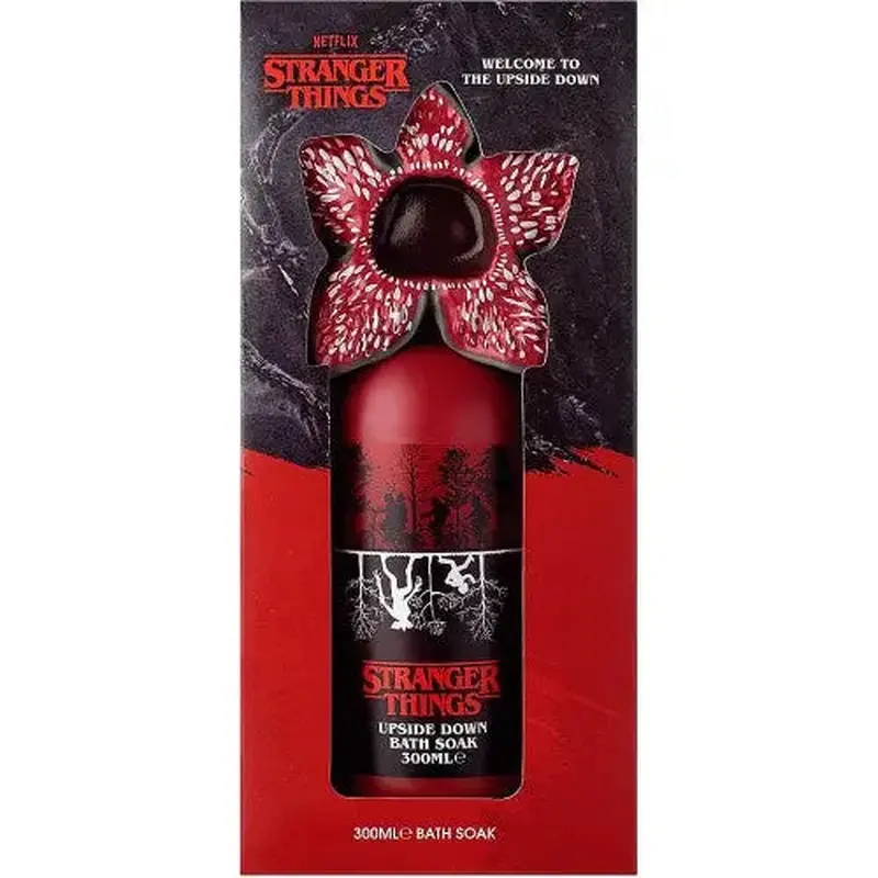 Stranger Things 'Welcome To The Upside Down World' Bath Soak with Demogorgan Head Topper