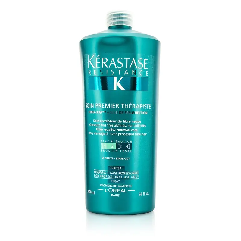 Kerastase Resistance Soin Premier Therapiste Fiber Quality Renewal Care (For Very Damaged, Over-Porcessed Fine Hair)  1000ml/34oz