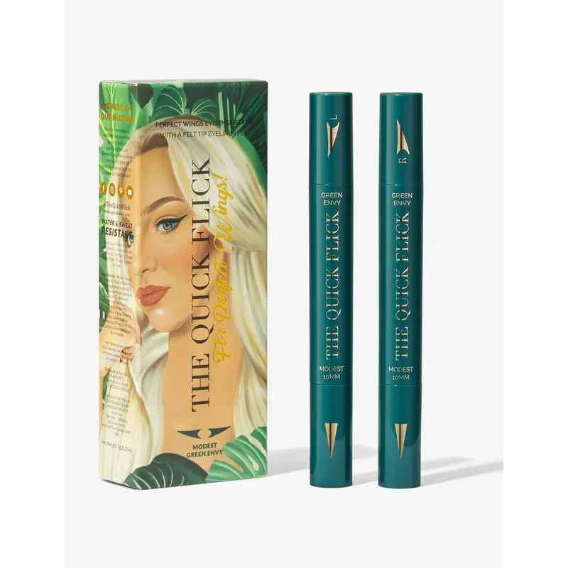 The Quick Flick Winged Eyeliner Stamp 7g - To The Point Green Envy