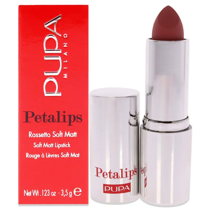 Pupa Milano Petalips Soft Matt Lipstick - 003 Aquatic Nymphaea by Pupa Milano for Women - 0.123 oz Lipstick