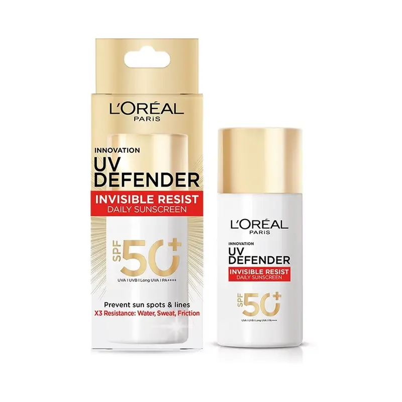 L'oreal Paris Uv Defender Invisible Resist Daily 50+ Spf Sunscreen 50ml
