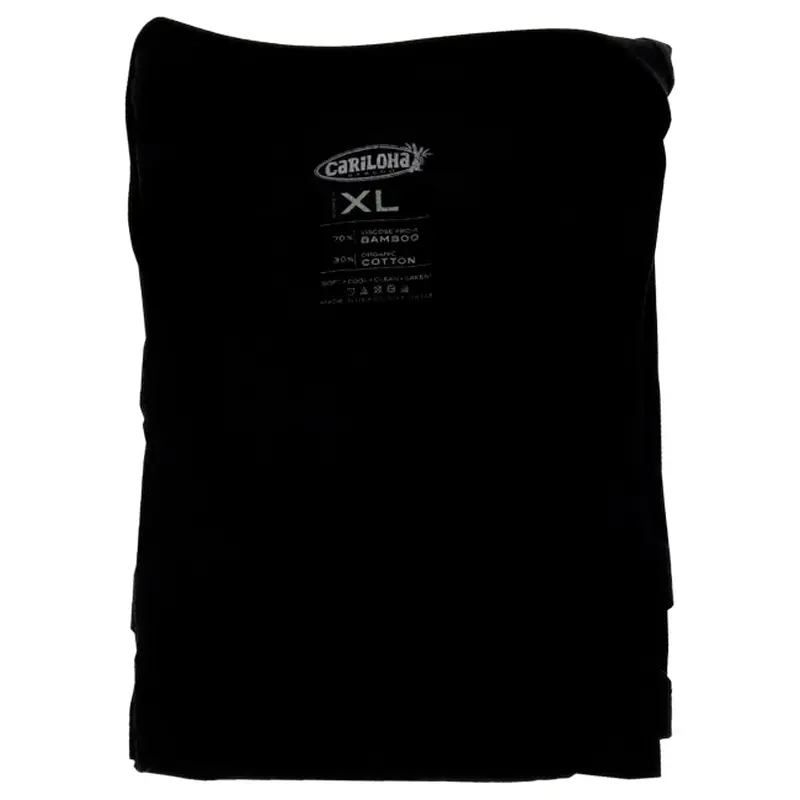 Cariloha Bamboo V-Neck Tee - Black by Cariloha for Women - 1 Pc T-Shirt (XL)