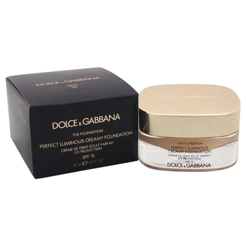 Dolce and Gabbana Perfect Luminous Creamy Foundation SPF 15 - 100 Natural Glow by Dolce and Gabbana for Women - 1 oz Foundation
