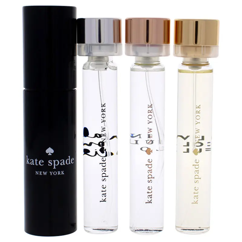 Kate Spade KSNY Purse Coffret by Kate Spade for Women - 3 Pc Mini Gift Set 0.34oz Live Colorfully EDP Spray, 0.34oz Walk on Air EDP Spray, 0.34oz In Full Bloom EDP Spray