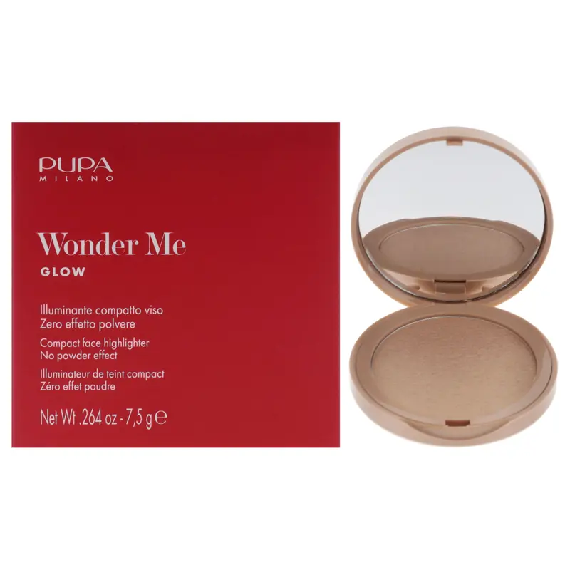 Pupa Milano Wonder Me Glow - 102 Pure Gold by Pupa Milano for Women - 0.264 oz Highlighter
