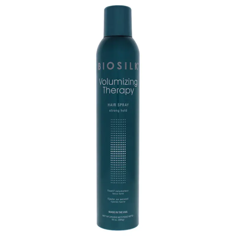 Biosilk Volumizing Therapy Hairspray - Strong Hold by Biosilk for Unisex - 10 oz Hairspray