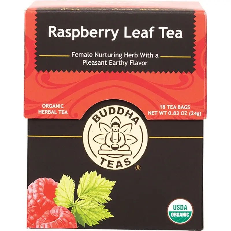 Buddha Teas Organic Herbal Tea Bags Raspberry Leaf Tea 18s