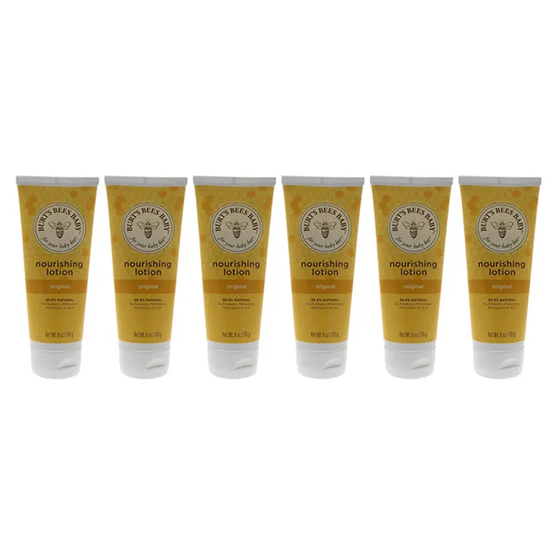Burts Bees Baby Bee Nourishing Lotion Original by Burts Bees for Kids - 6 oz Lotion - Pack of 6