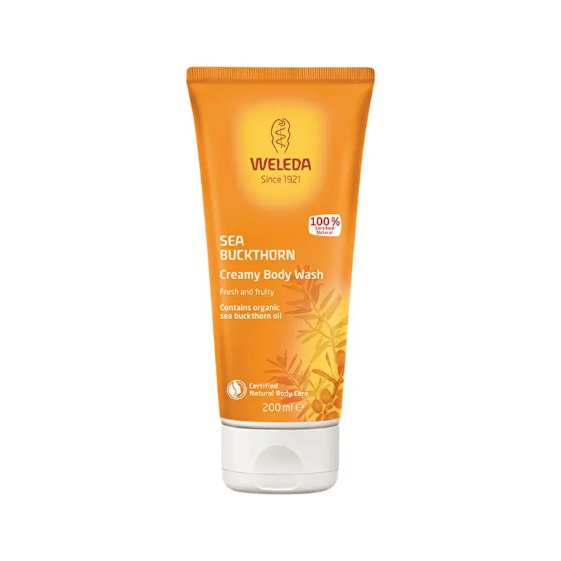 Weleda Organic Creamy Body Wash Vitality (Sea Buckthorn) 200ml