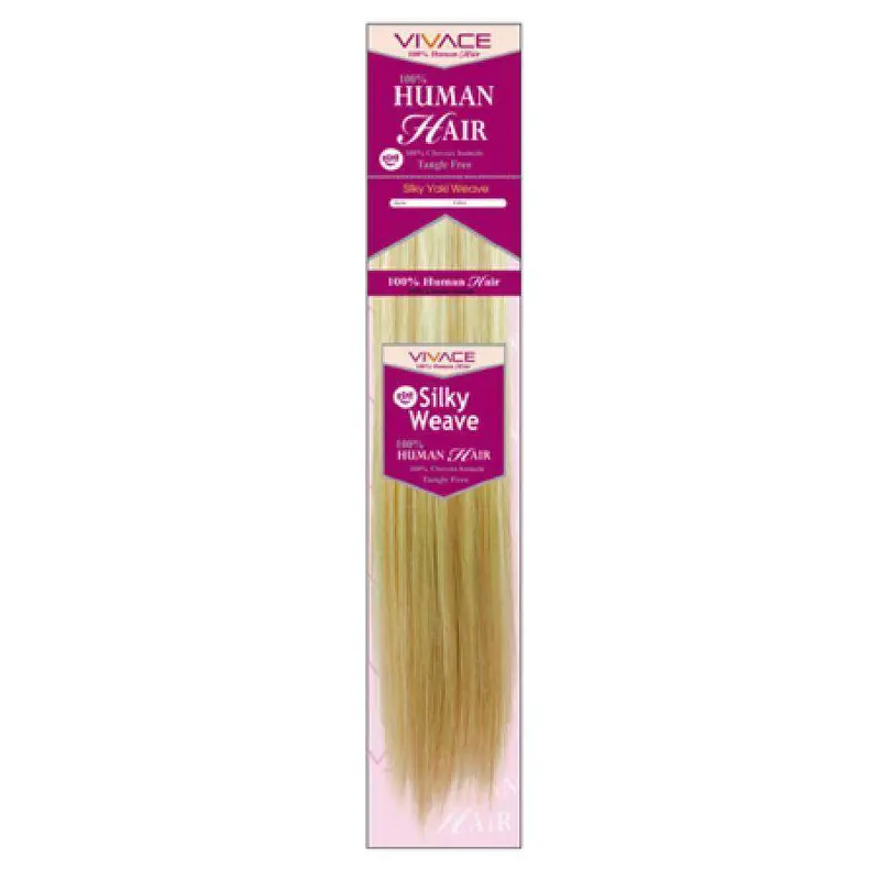 Vivace Remy 100% Human Hair Weave Silky Yaki 18"