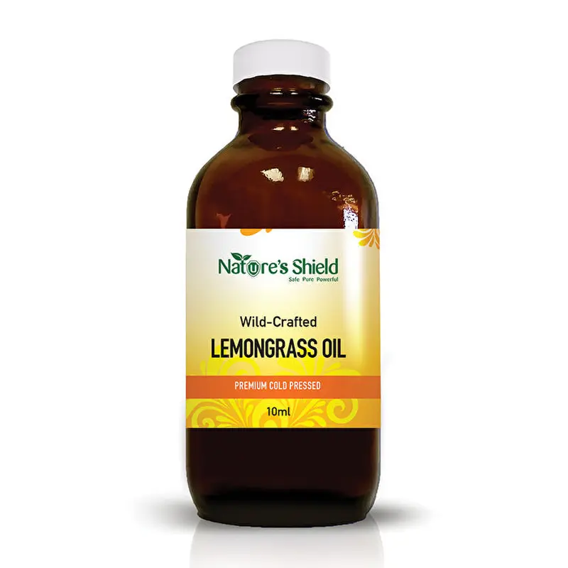 Nature's Shield Wild-Crafted Lemongrass Oil 10ml