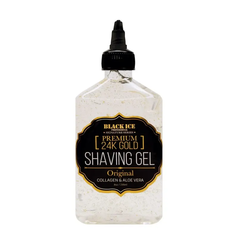 Black Ice Signature Series Premium 24K Gold Shaving Gel - Original