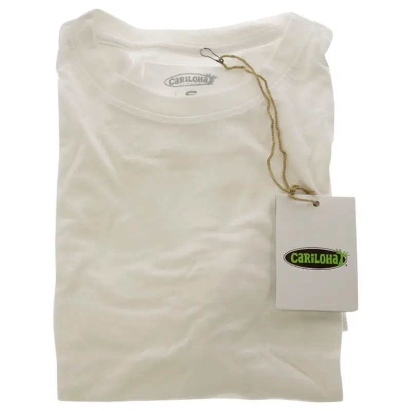 Cariloha Bamboo Crew Tee - White by Cariloha for Women - 1 Pc T-Shirt (S)