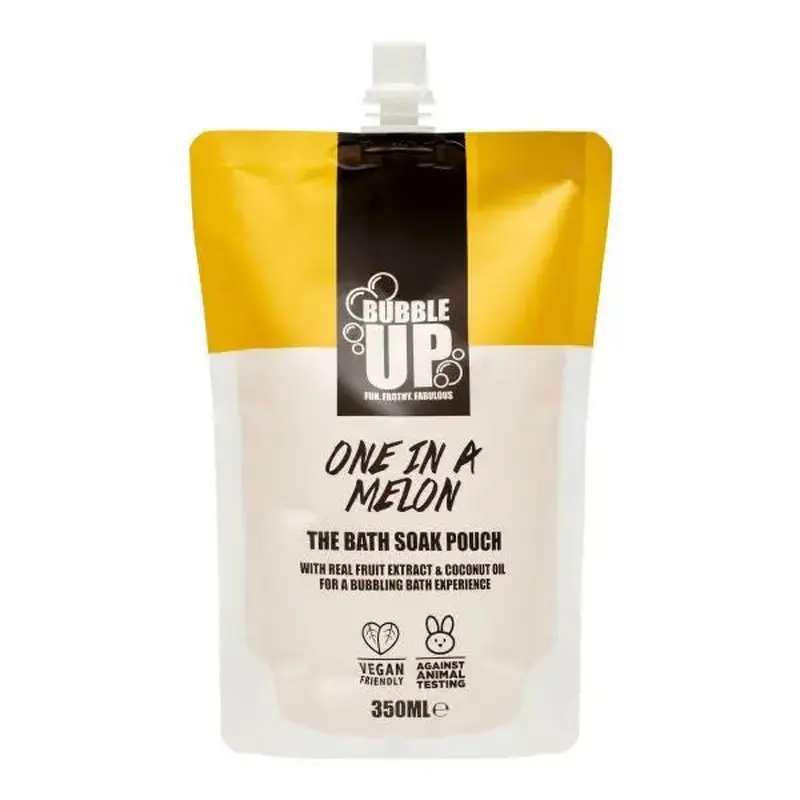 BUBBLE UP BATH SOAK POUCH 350ML -  ONE IN A MELON