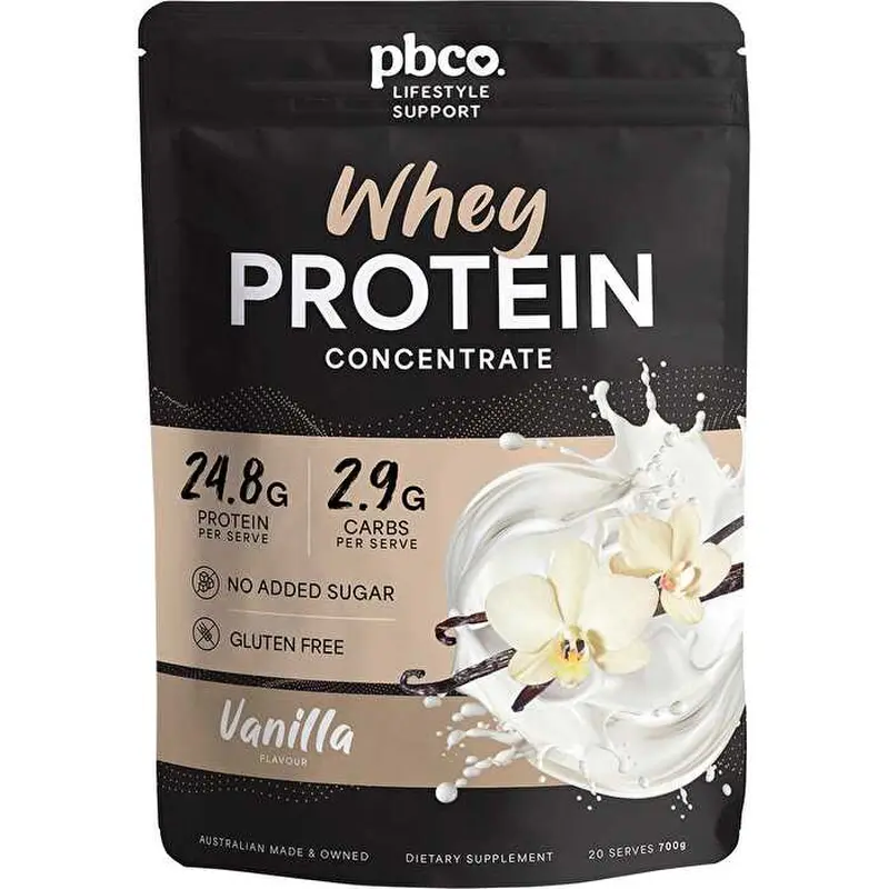 Pbco Whey Protein Concentrate Vanilla 700g