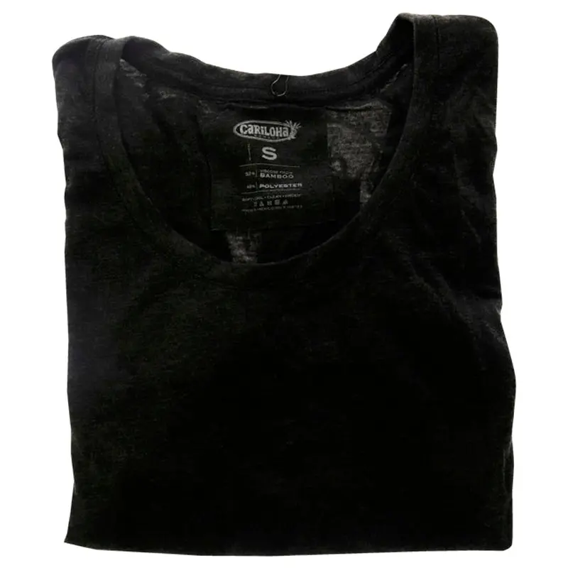 Cariloha Bamboo Scoop Tee - Charcoal by Cariloha for Women - 1 Pc T-Shirt (S)