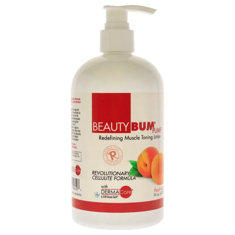BeautyFit BeautyBum Pump Redefining Muscle Toning Lotion - Peach Bottom by BeautyFit for Women - 16 oz Lotion