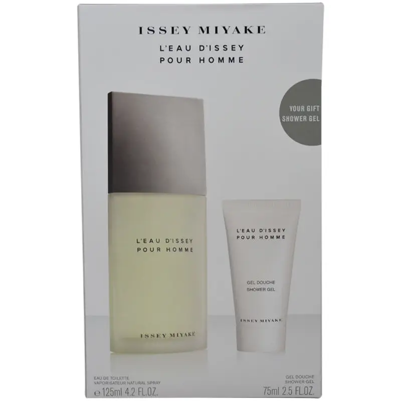 Issey Miyake Leau Dissey by Issey Miyake for Men - 2 Pc Gift Set 4.2oz EDT Spray, 2.5oz Shower Gel