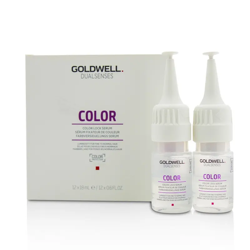 Goldwell Dual Senses Color Color Lock Serum (Luminosity For Fine to Normal Hair)  12x18ml/0.6oz